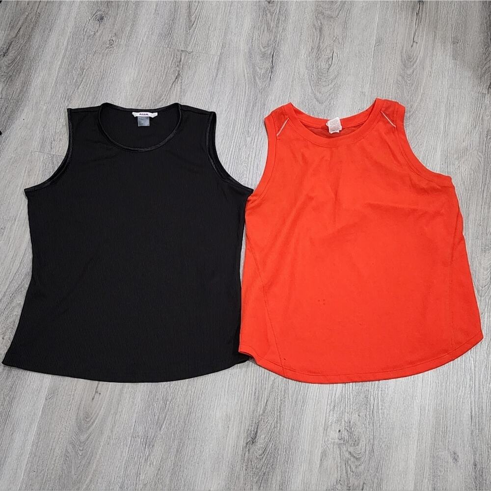 AVIA & Alia black red tank top lot bundle medium large new - Picture 1 of 8